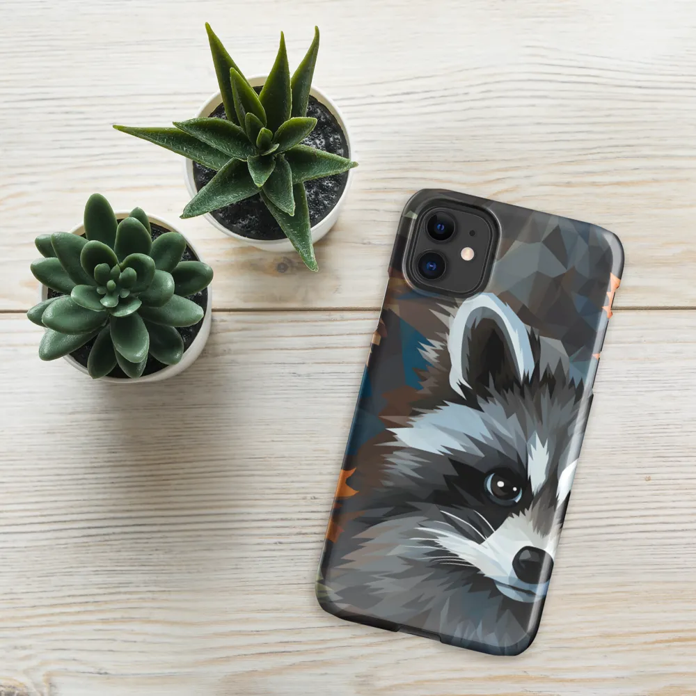 Whispers of Autumn: The Raccoon's Gaze
