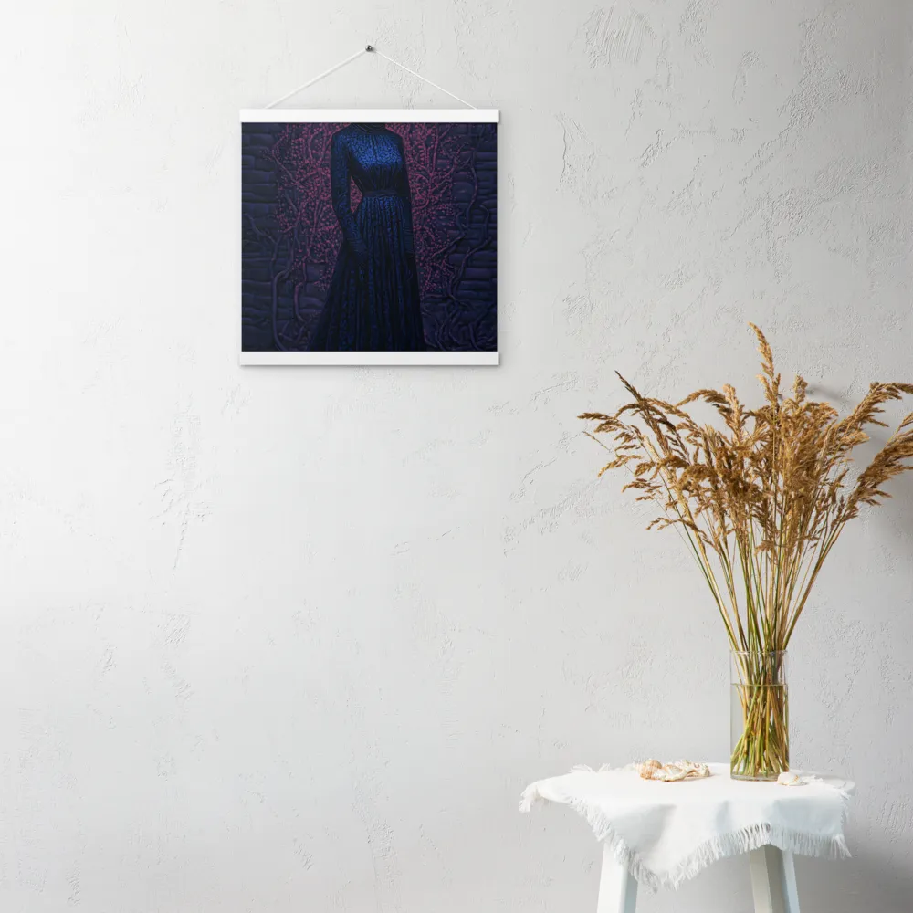 Veil of Enigma | Poster With White Wood Hanger | 16″×16″