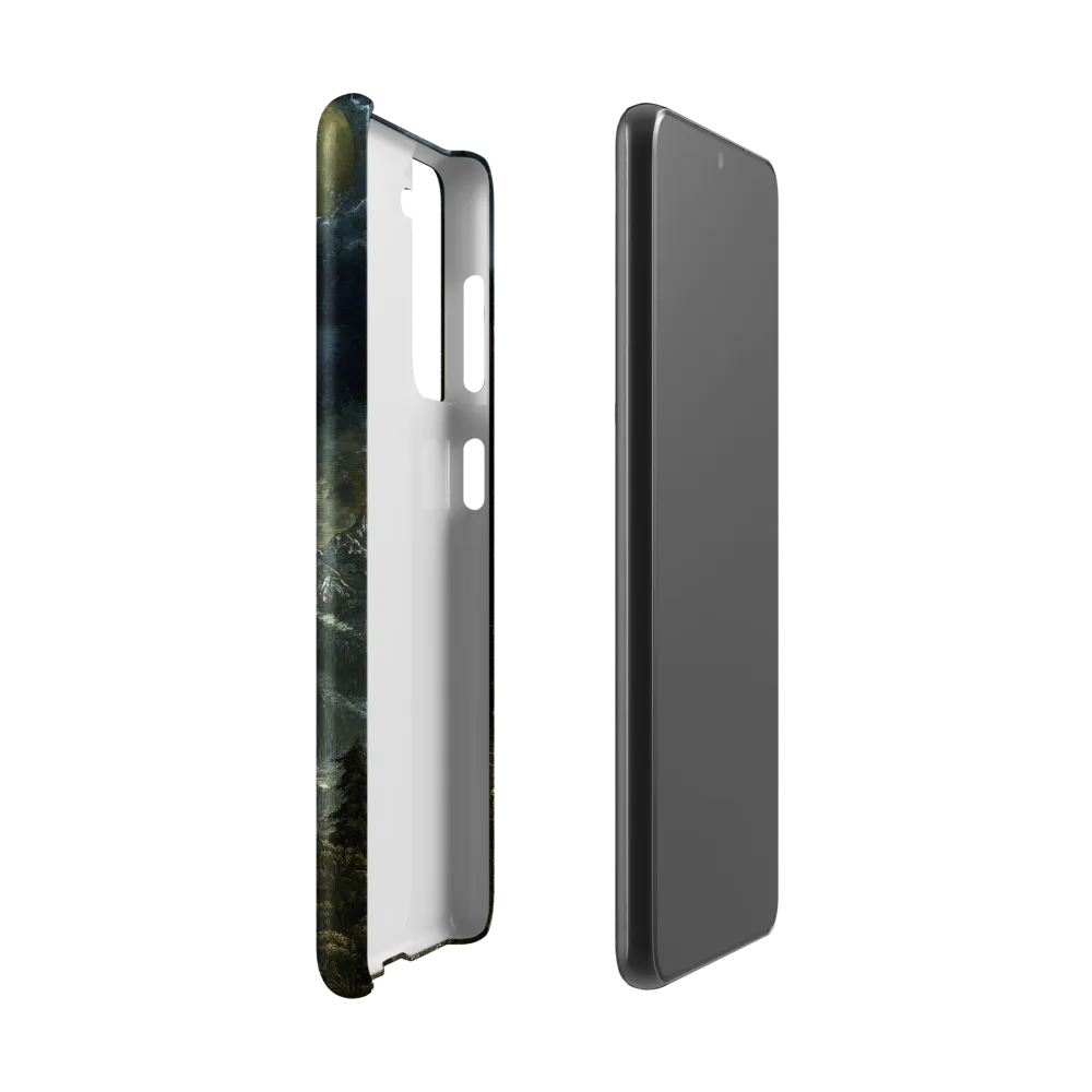 Whispers of the Moonlit Castle | Phone Case |  S21 | Snap Case | Matte