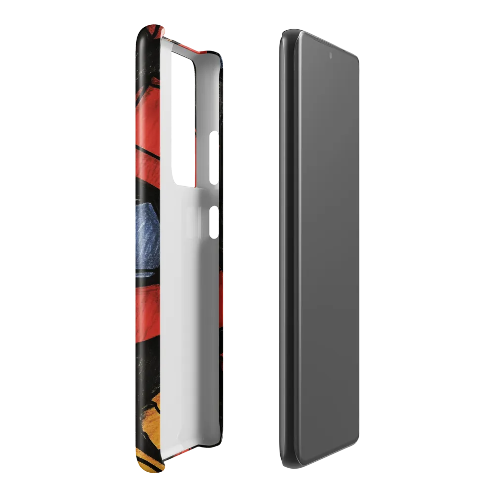 Vibrant Geometry in Motion | Phone Case |  S21 Ultra | Snap Case | Glossy