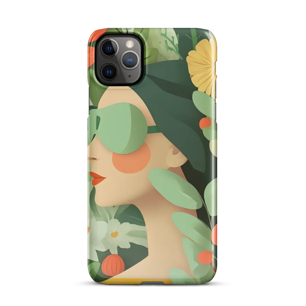 Nature's Serenity: A Modern Portrait | Phone Case |  11 Pro Max | Snap Case | Glossy