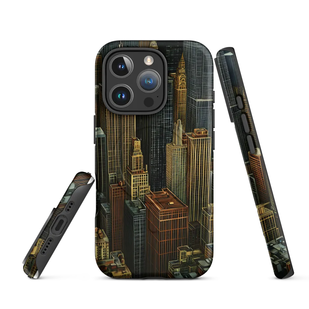 Urban Elegance: A Golden Cityscape