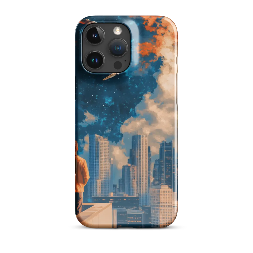 Cosmic Curiosity: A Glimpse into the Future | Phone Case |  16 Pro Max | Snap Case | Glossy