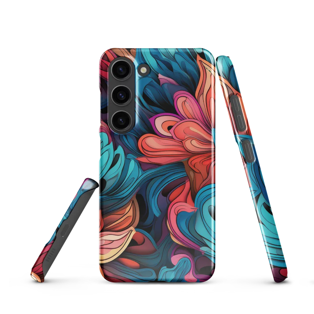 Floral Symphony | Phone Case |  S23 | Snap Case | Glossy