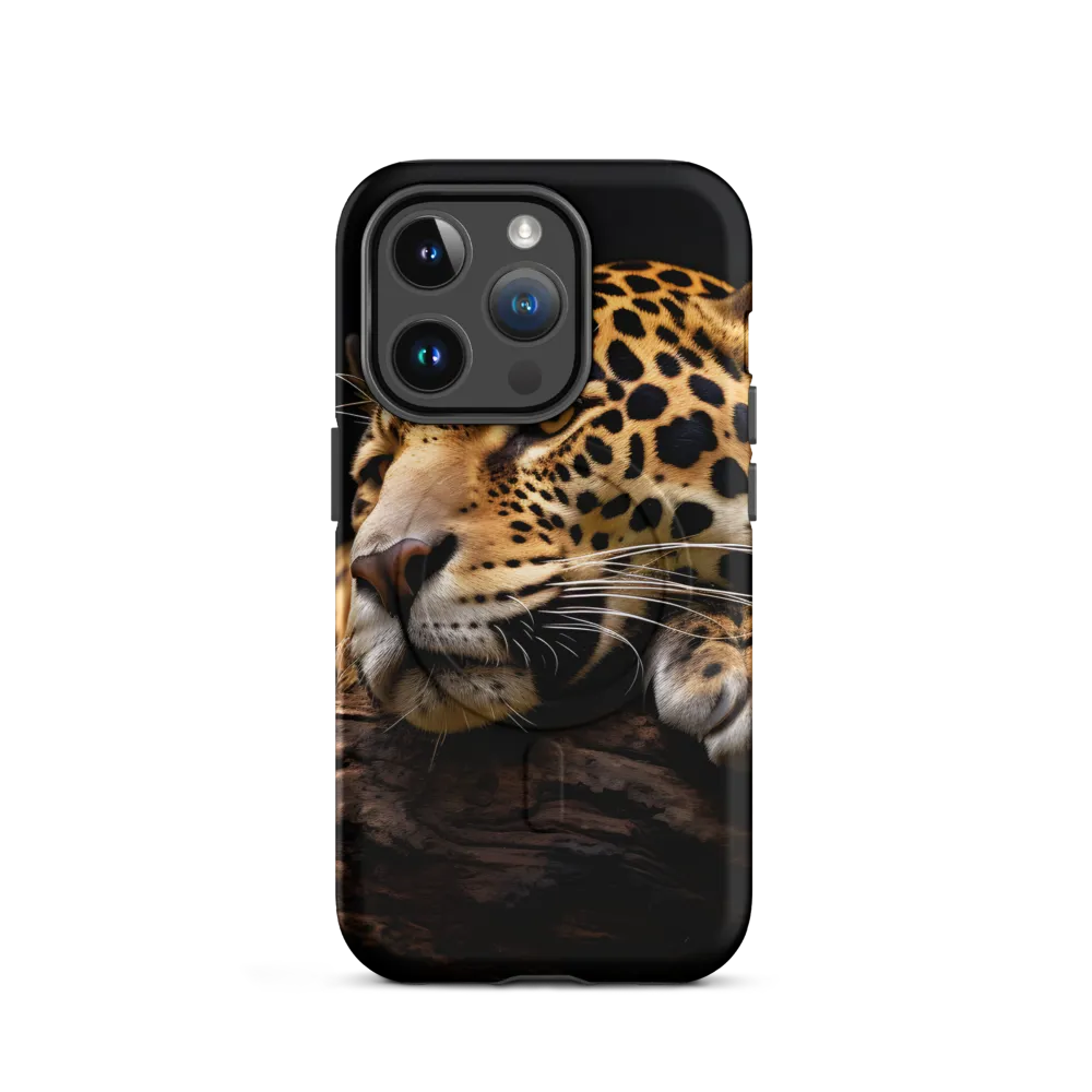 Tranquil Majesty: The Resting Leopard