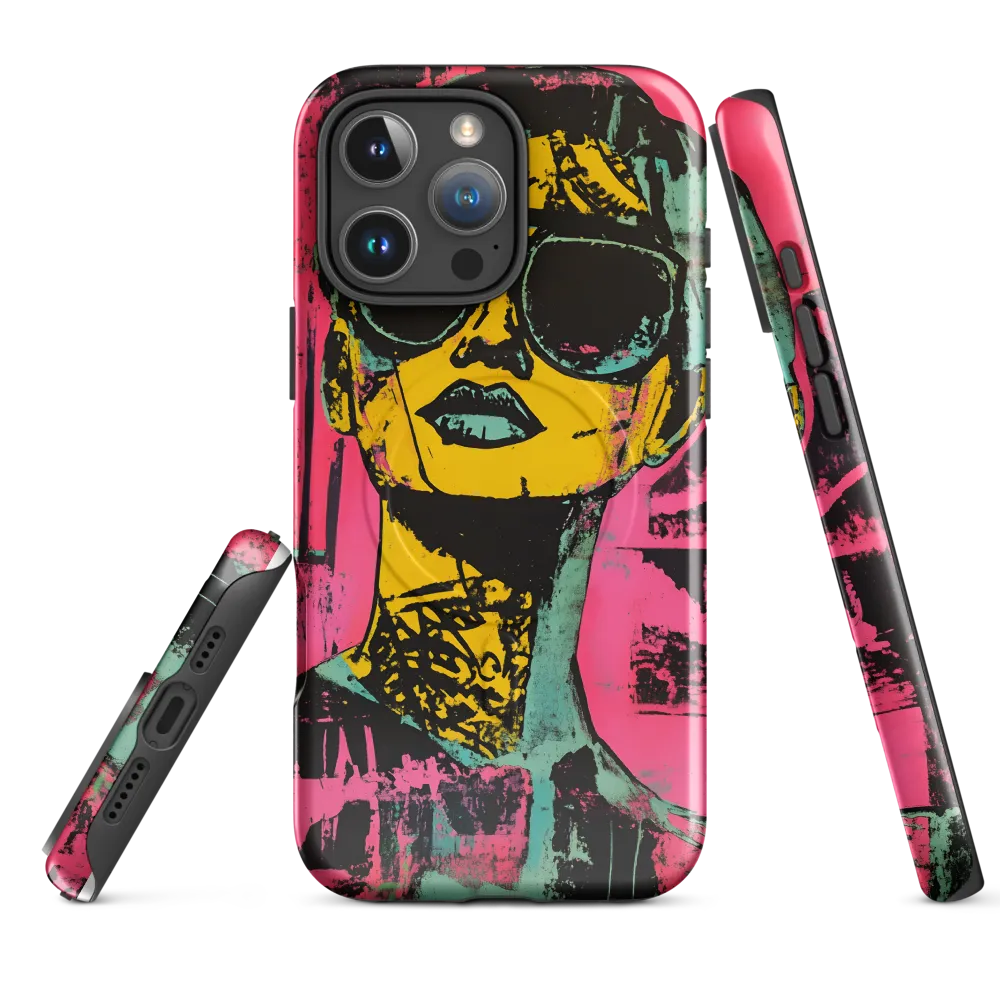 Confident Portrait in Neon Colors