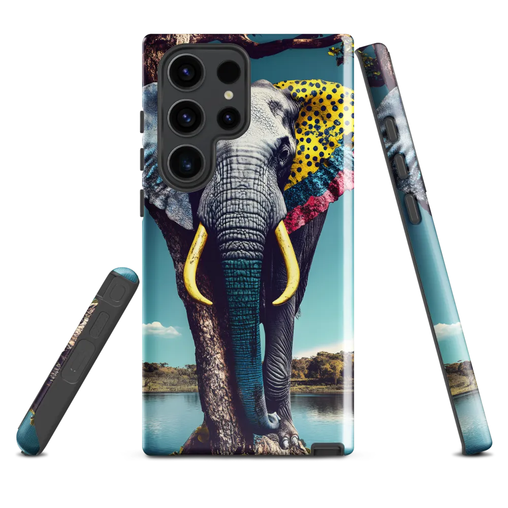 Playful Elegance: The Surreal Elephant