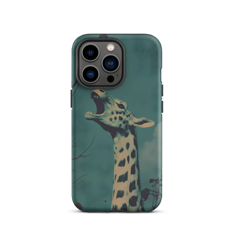 Whispers of the Tall: A Surreal Giraffe Encounter