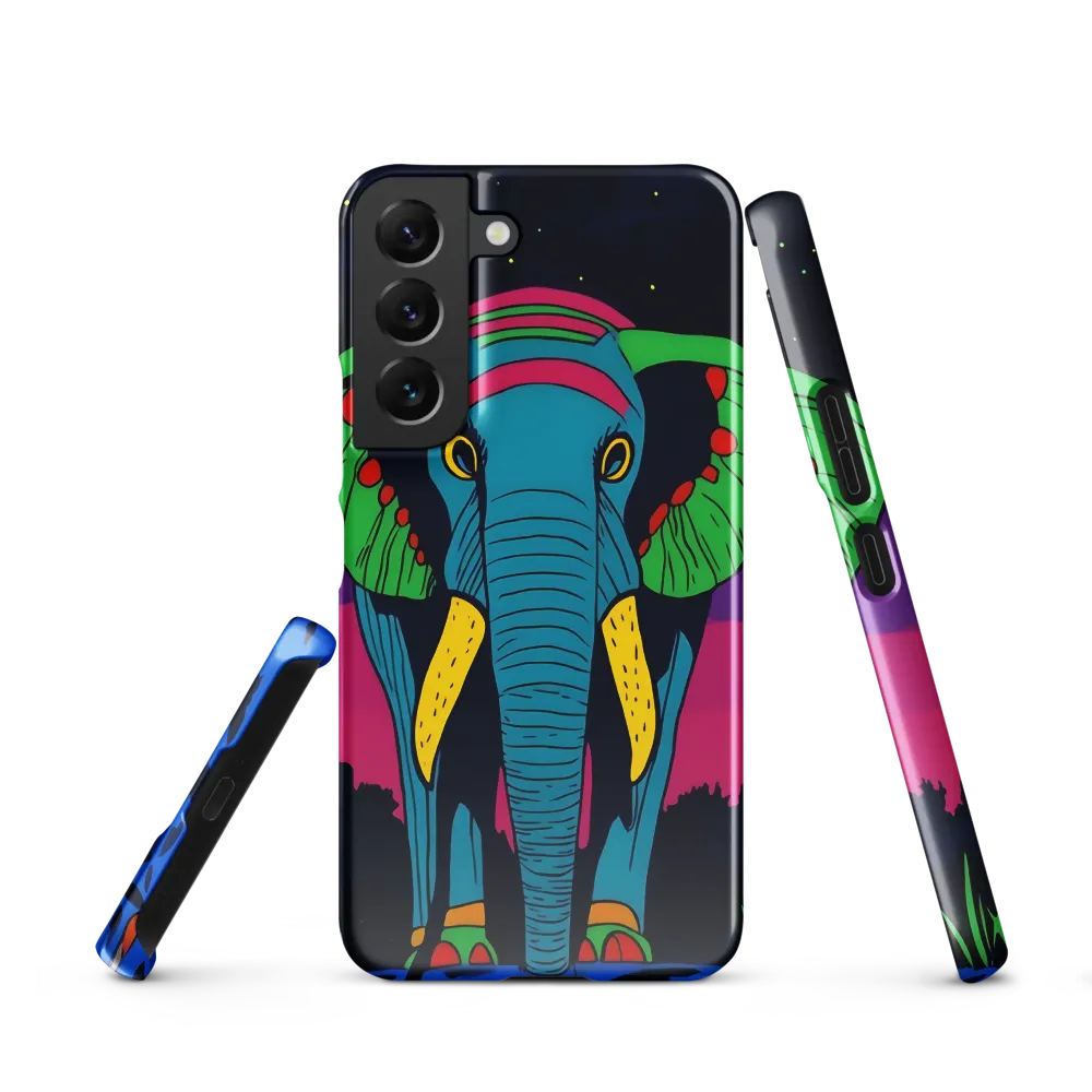 Whimsical Majesty: The Vibrant Elephant