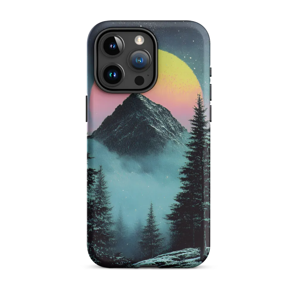 Ethereal Peaks Under Celestial Lights