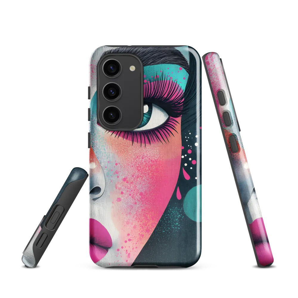 Vibrant Gaze | Phone Case |  S23 | Tough Case | Glossy