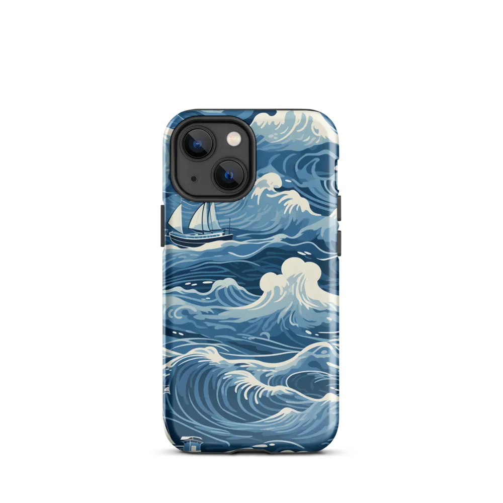 Nautical Dreams: Waves of Adventure | Phone Case |  13 mini | Tough Case | Glossy