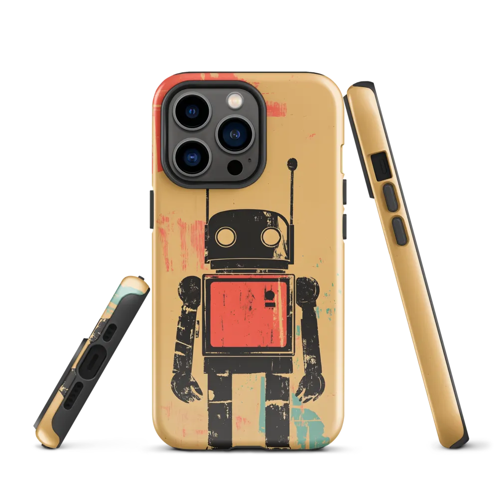 The Retro Robot | Phone Case |  13 Pro | Tough Case | Glossy