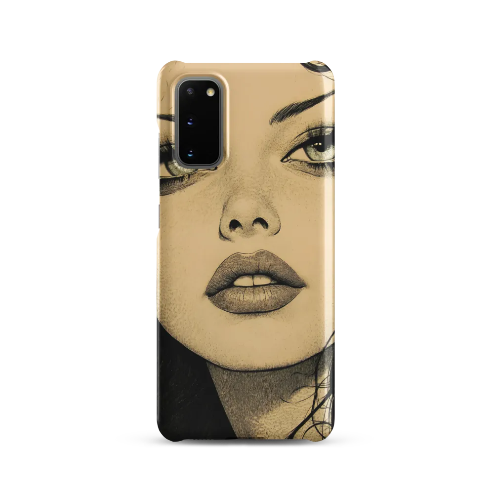 Enigmatic Gaze | Phone Case |  S20 | Snap Case | Matte