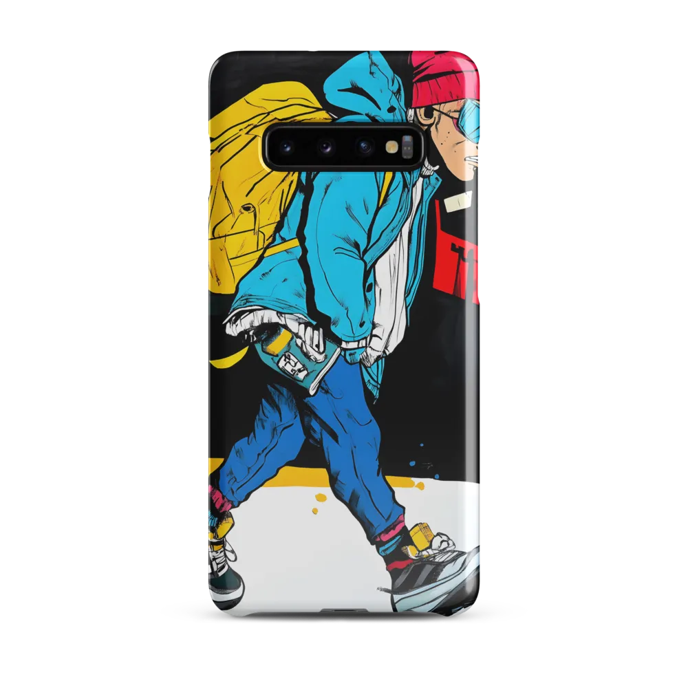 Urban Vibrance: A Youthful Journey | Phone Case |  S10 Plus | Snap Case | Glossy