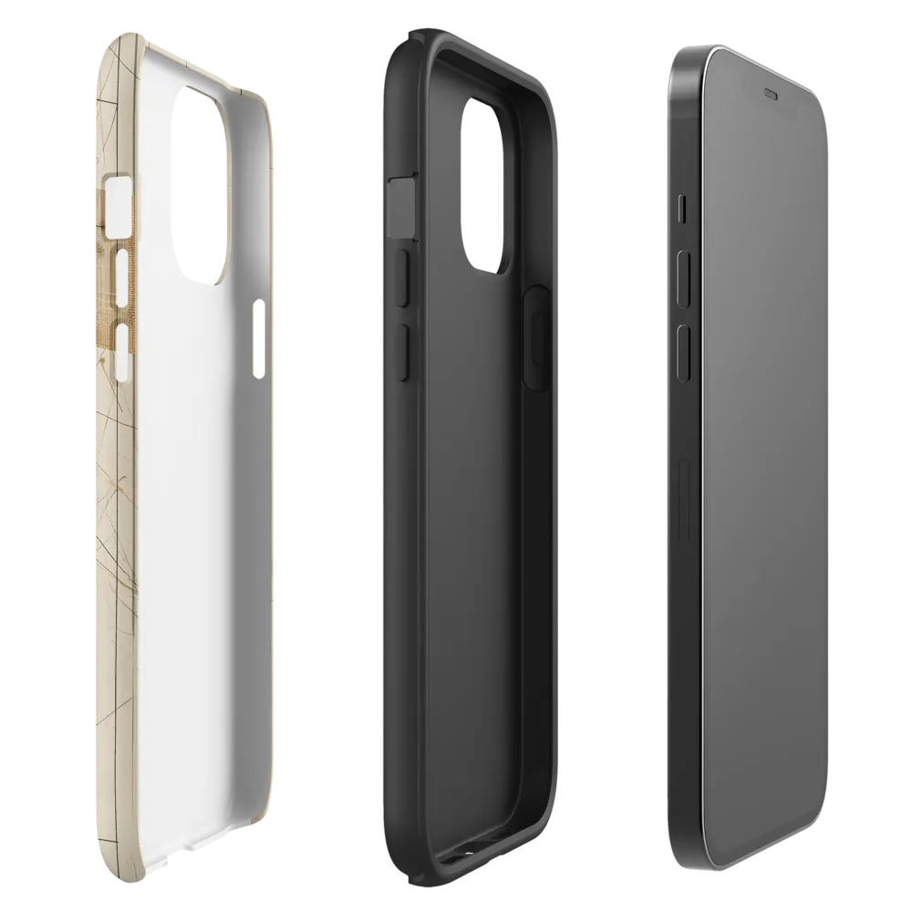 Elegance in Lines | Phone Case |  12 Pro Max | Tough Case | Matte