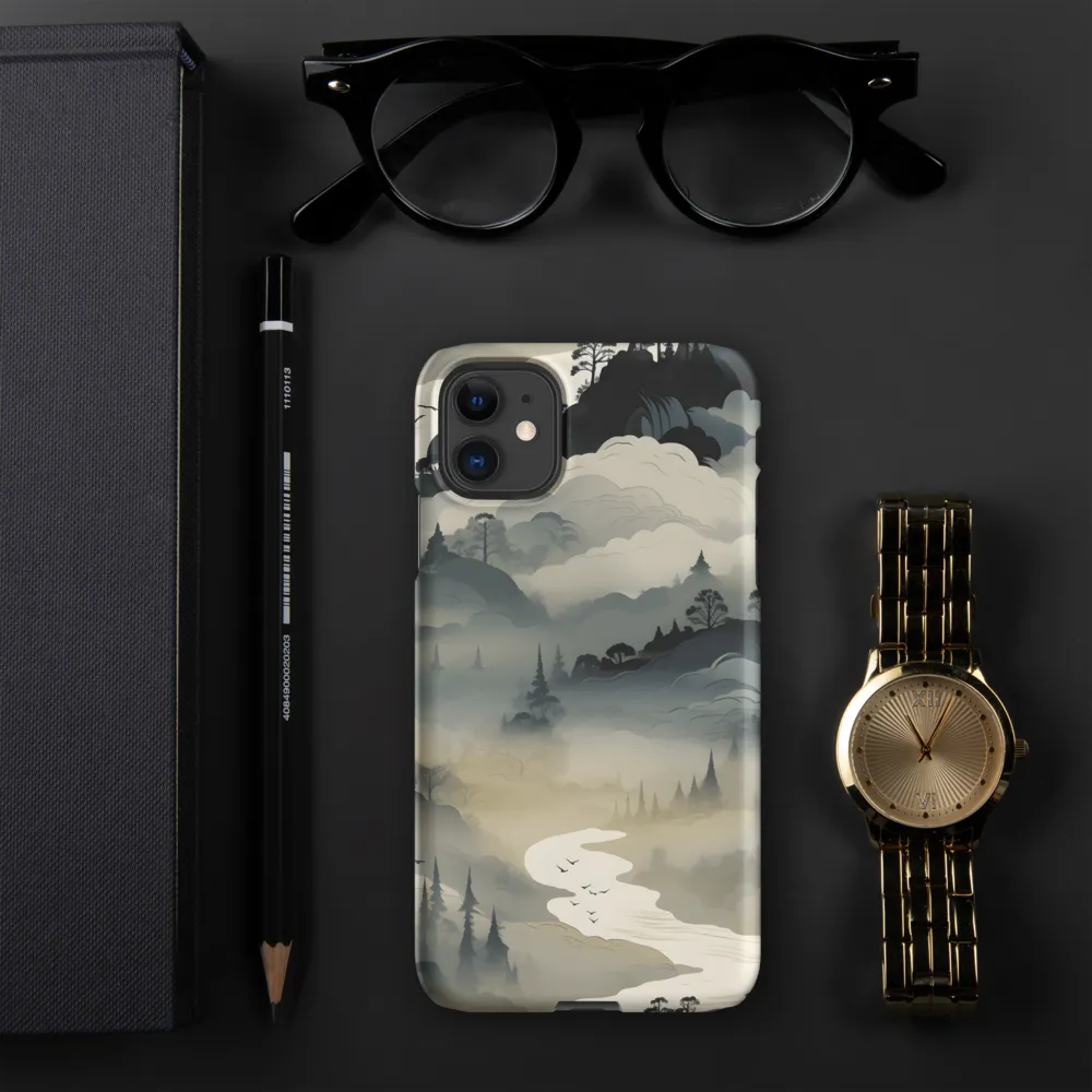 Whispers of the Misty Landscape | Phone Case |  11 | Snap Case | Matte
