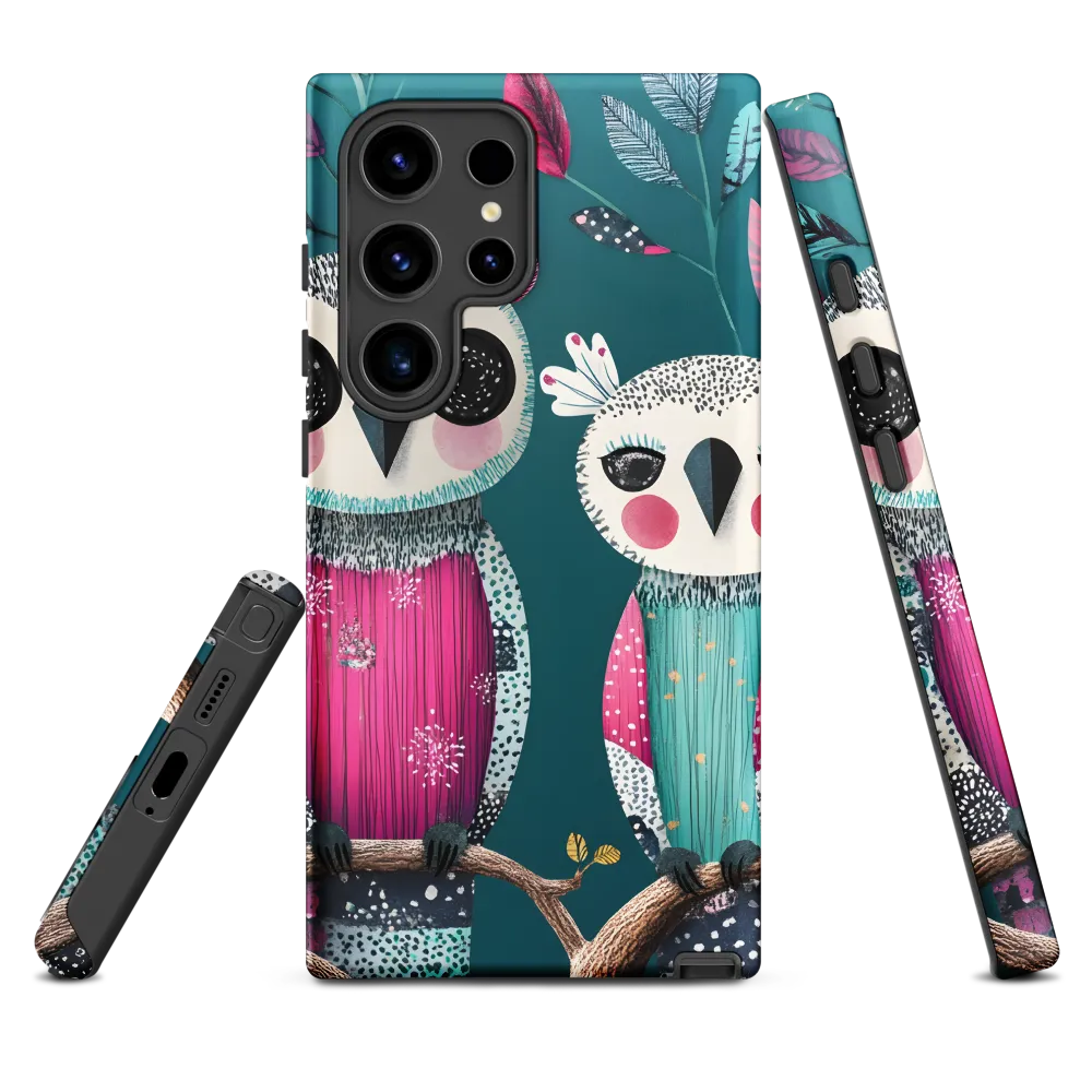 Whimsical Duo: A Celebration of Nature and Color