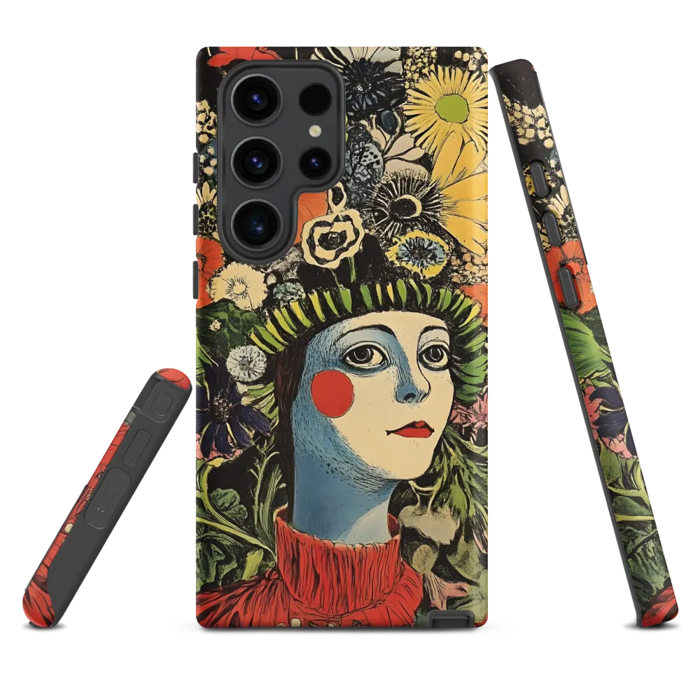Floral Whimsy: A Portrait of Nature's Embrace