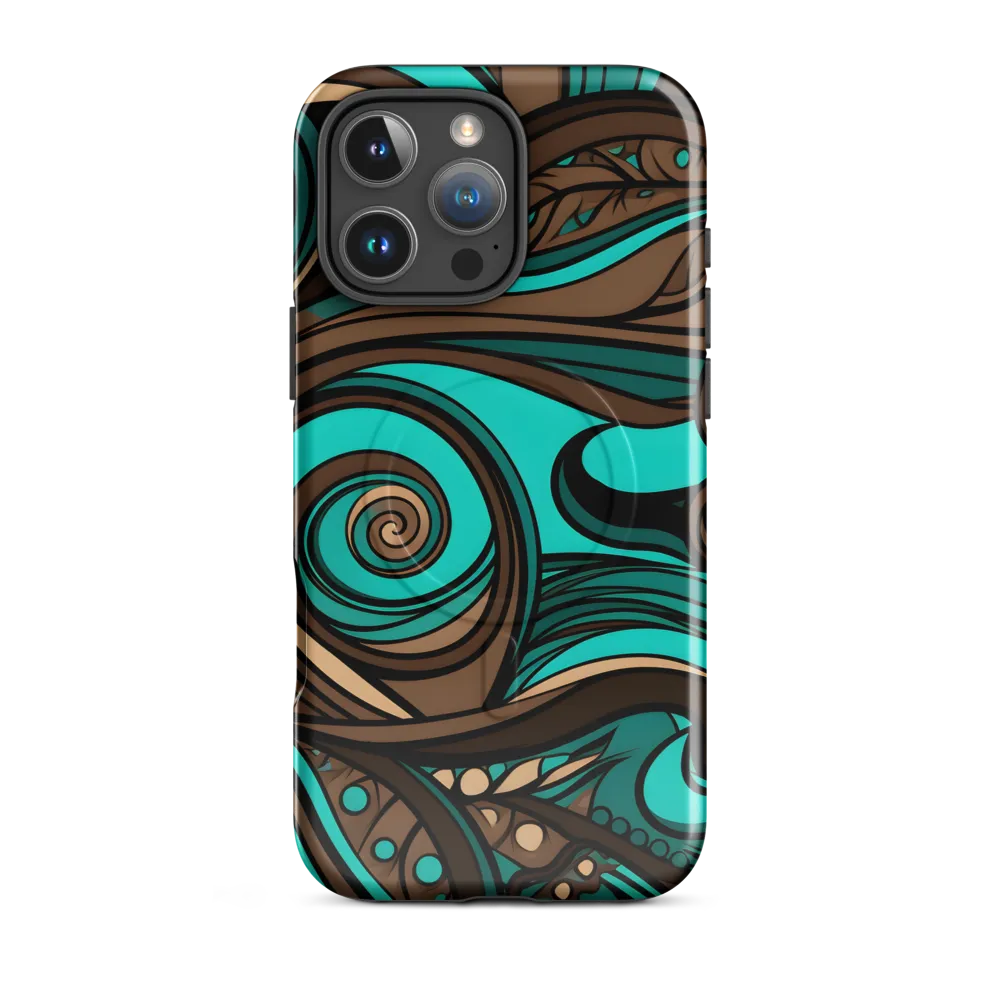 Fluctuating Currents | Phone Case |  16 Pro Max | MagSafe® Tough Case | Glossy