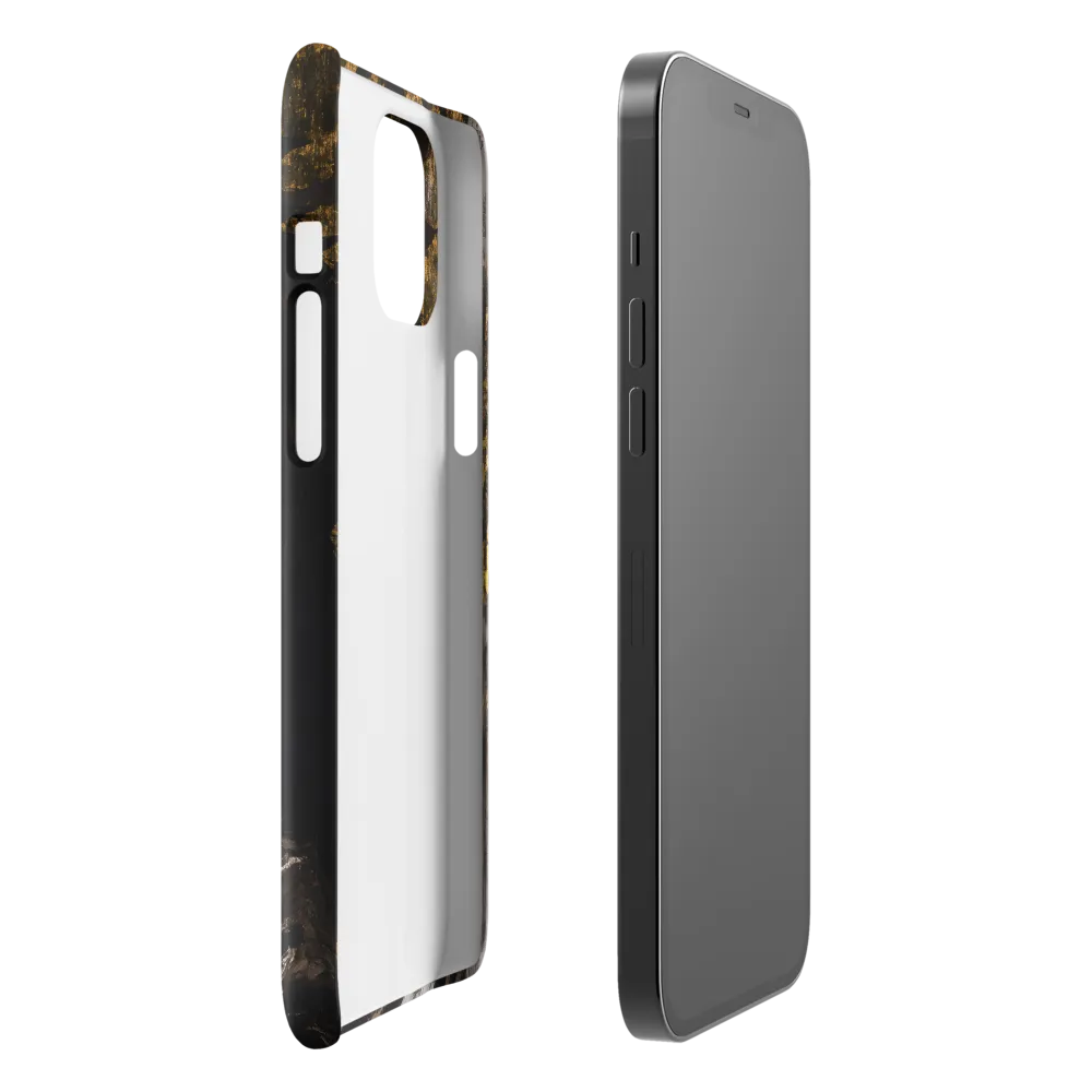 Golden Elegance: A Modern Profile Portrait