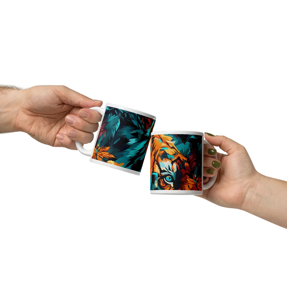 Wild Symphony: Abstract Tigers | Mugs | Multiple Sizes & Colors