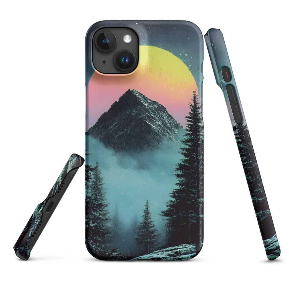 Ethereal Peaks Under Celestial Lights