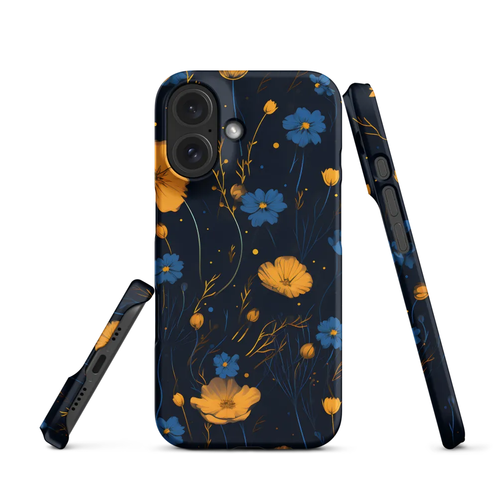 Nocturnal Blossoms | Phone Case |  16 | Snap Case | Matte