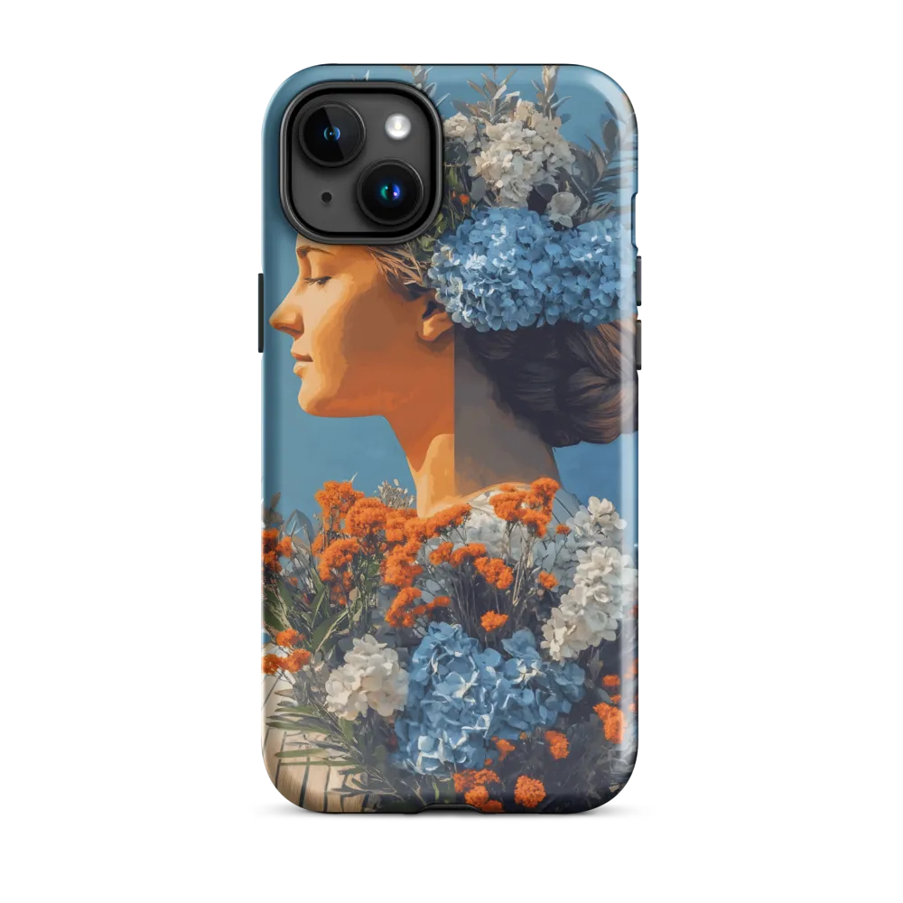 Floral Reverie: A Portrait of Serenity