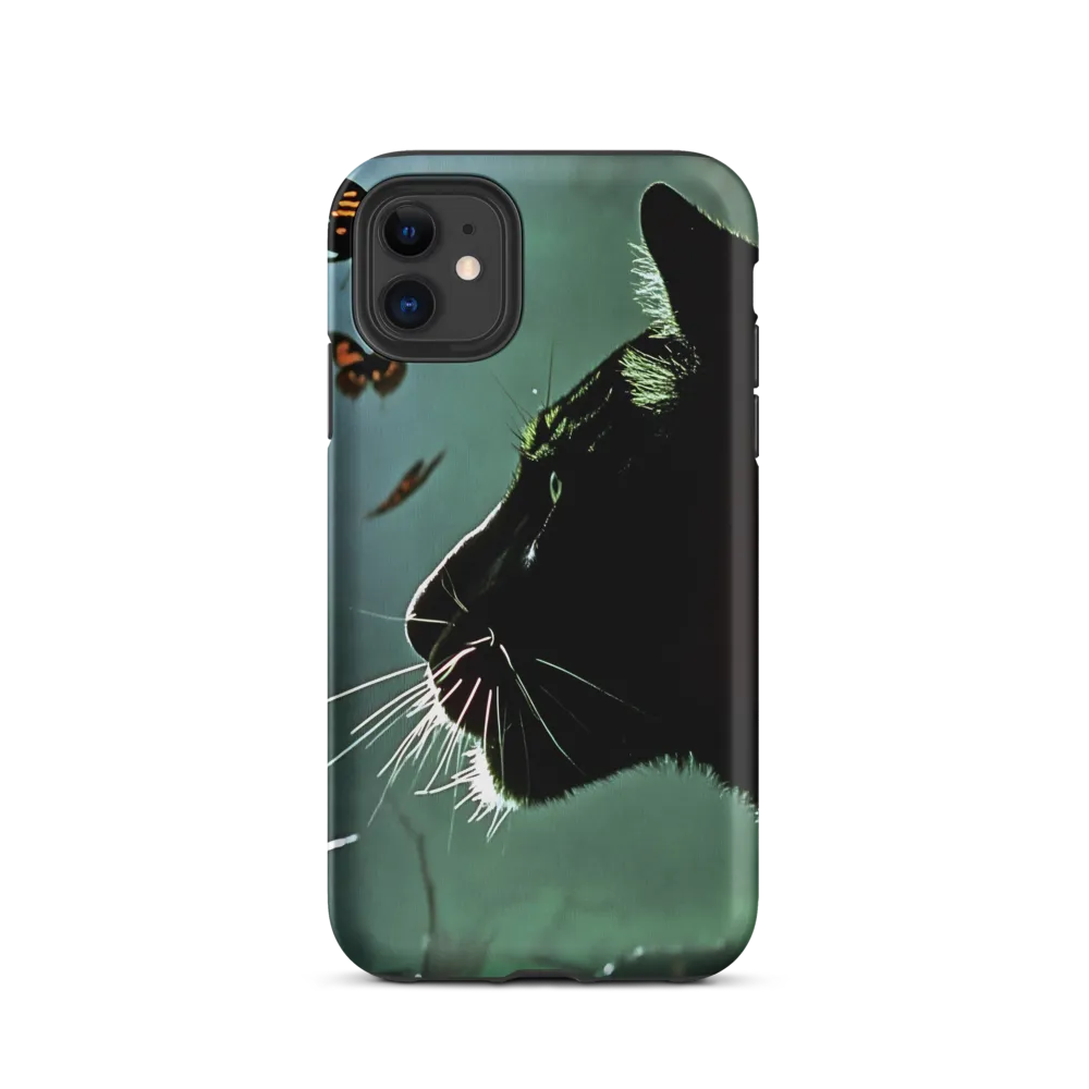 Mystical Encounter: Cat and Butterflies
