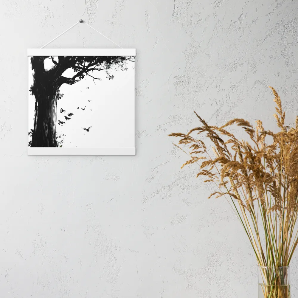 Whispers of Nature | Poster With White Wood Hanger | 12″×12″