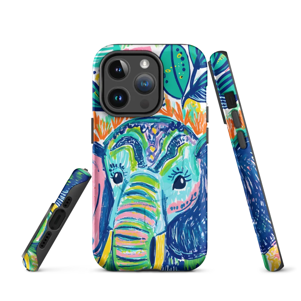 Whimsical Elephant Portrait
