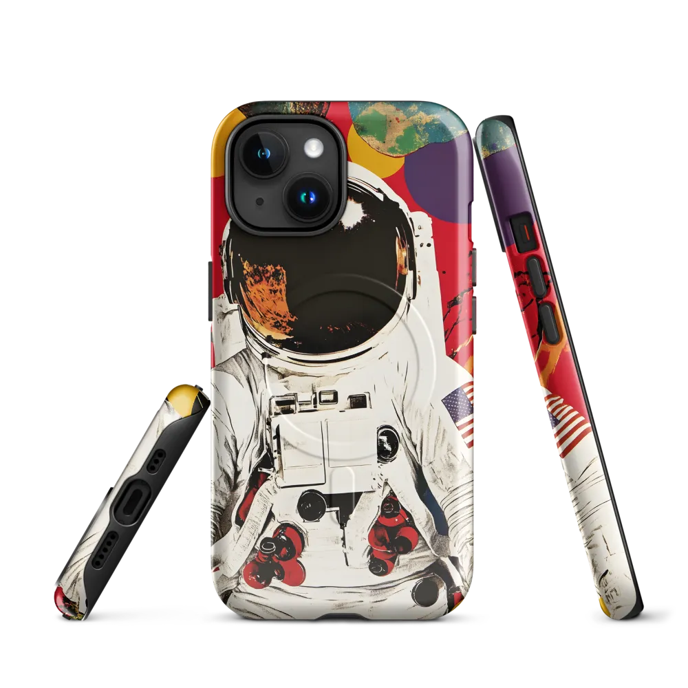 Cosmic Exploration: The Astronaut's Journey | Phone Case |  15 | MagSafe® Tough Case | Glossy
