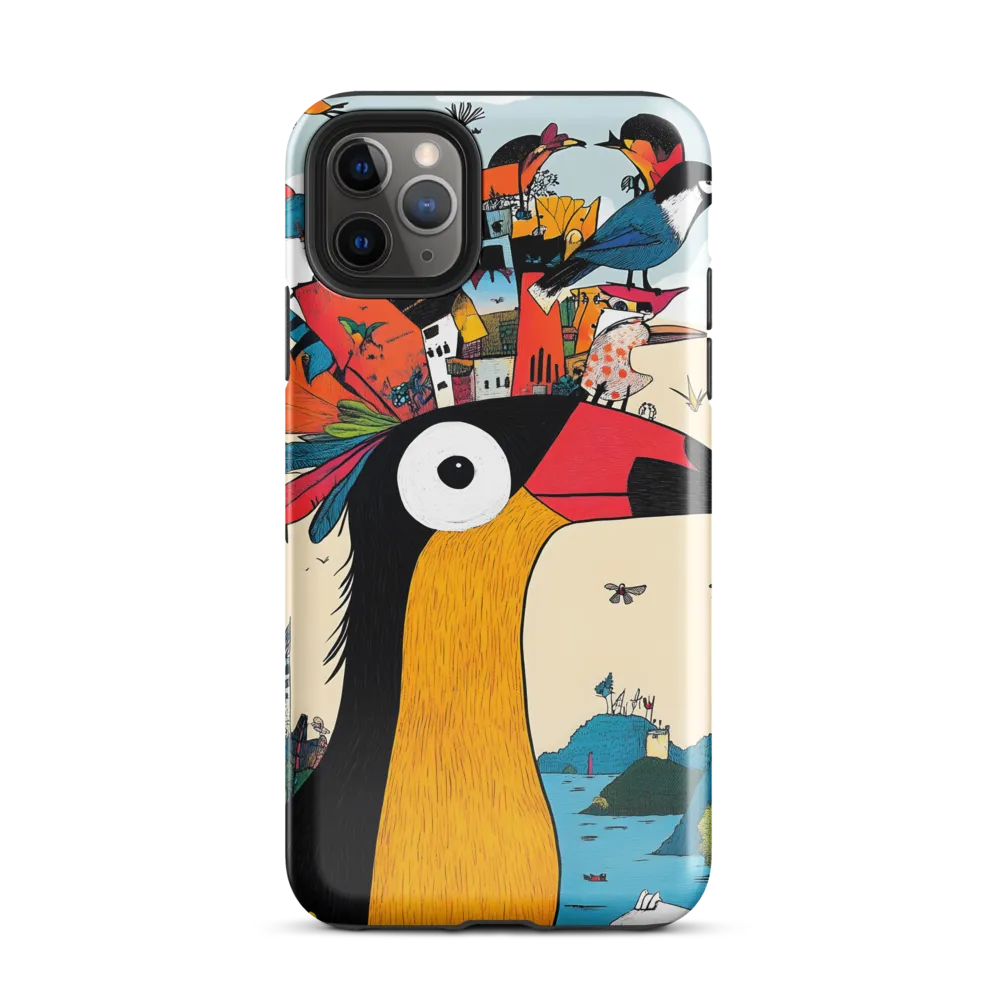 The Whimsical Birdscape | Phone Case |  11 Pro Max | Tough Case | Glossy