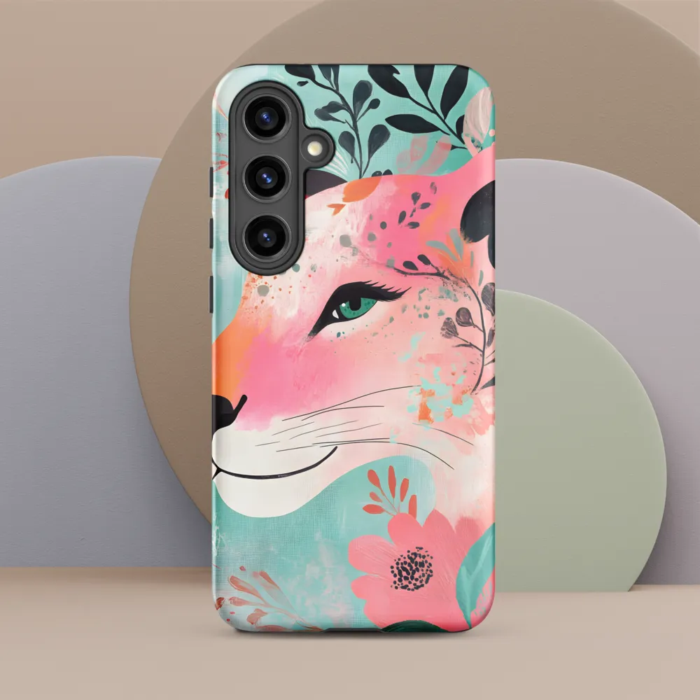 Whimsical Majesty: A Floral Lion