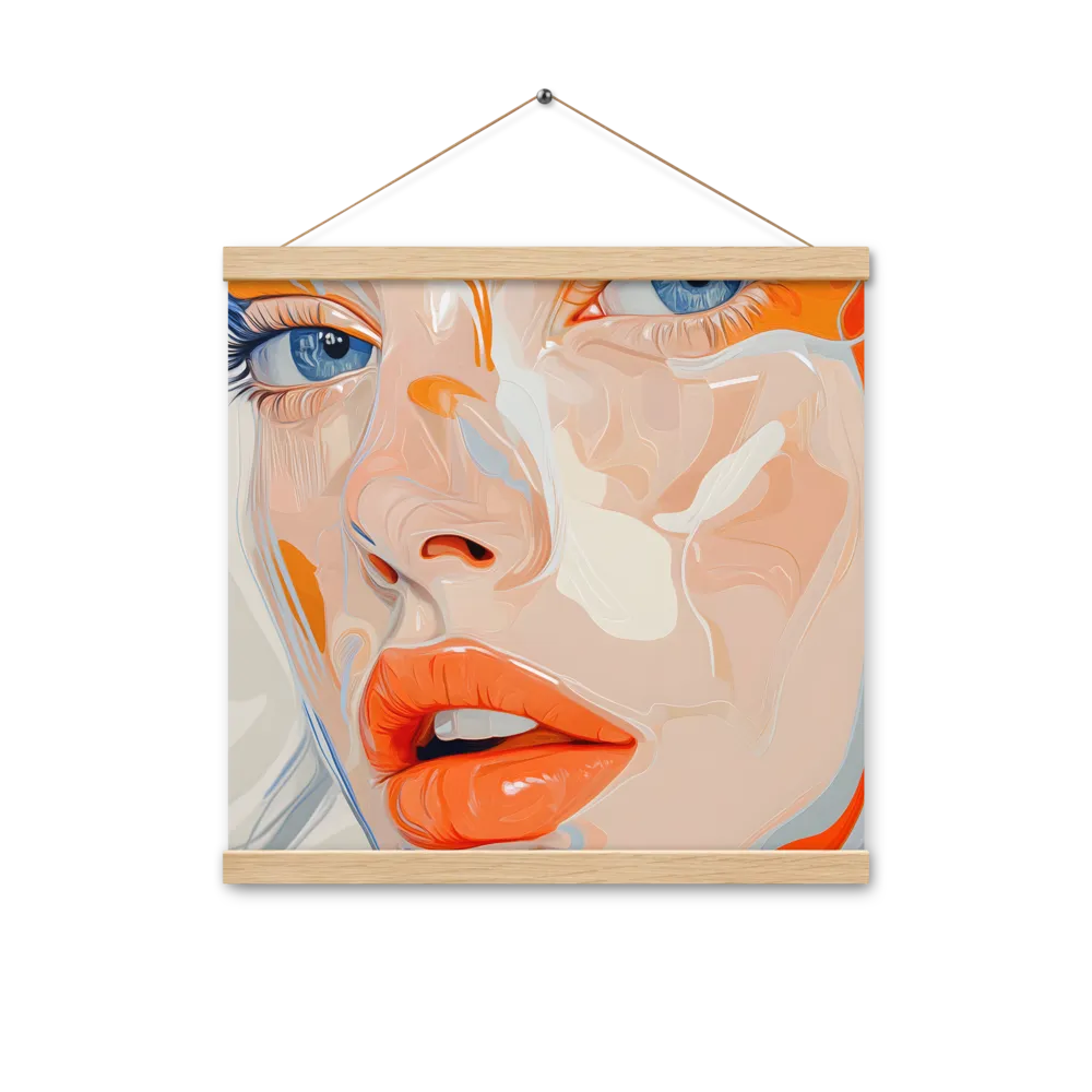 Ethereal Expressions | Poster With Oak Wood Hanger | 16″×16″