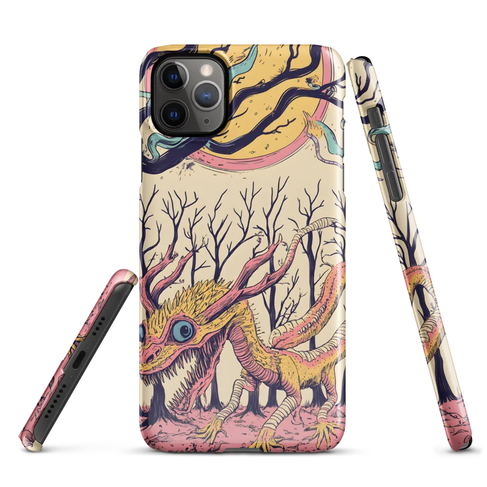 The Enigmatic Dragon of the Desolate Forest | Phone Case |  11 Pro Max | Snap Case | Glossy