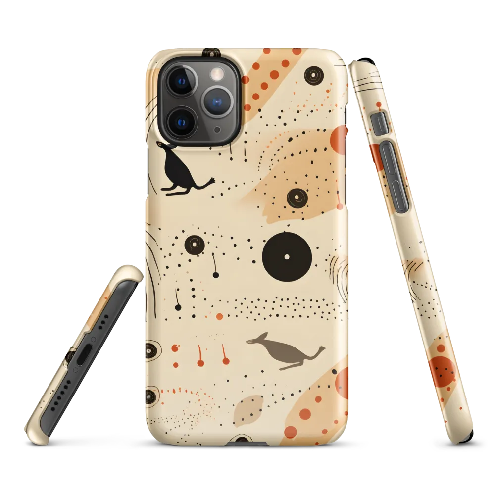 Playful Patterns in Earth Tones | Phone Case |  11 Pro | Snap Case | Glossy