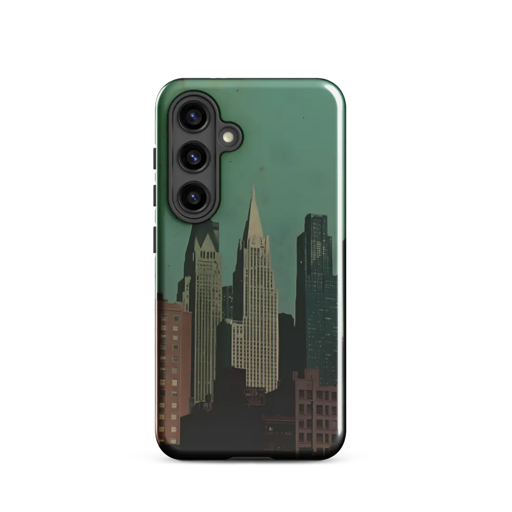 Urban Nostalgia: A Retro Cityscape