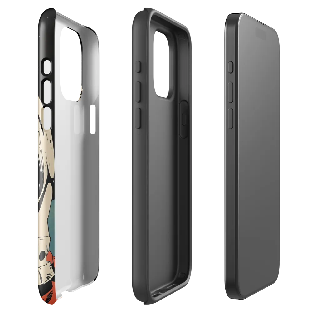 Gaze of the Astronaut | Phone Case |  15 Pro Max | Tough Case | Glossy