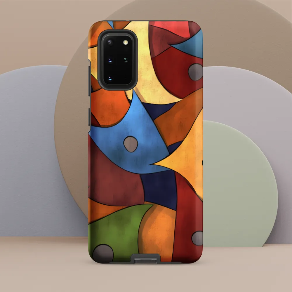 Vibrant Interplay of Shapes