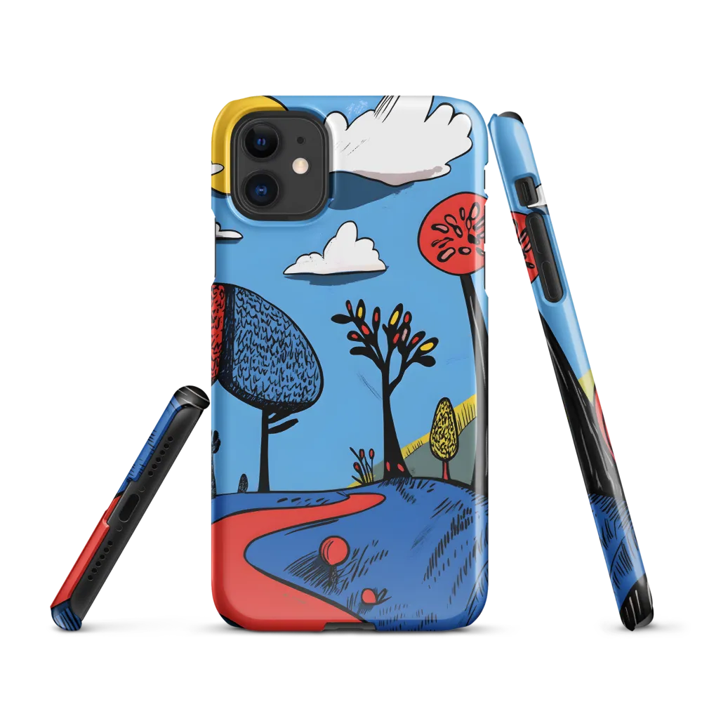 A Playful Journey Through Whimsical Woods | Phone Case |  11 | Snap Case | Glossy