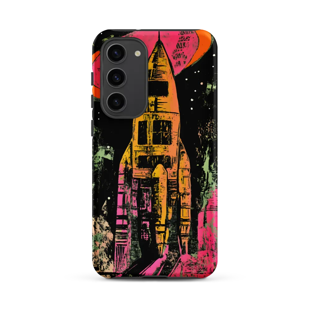 Cosmic Voyage: A Surreal Rocket Adventure