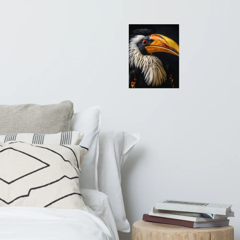Majestic Hornbill Portrait | Poster | 11″×14″