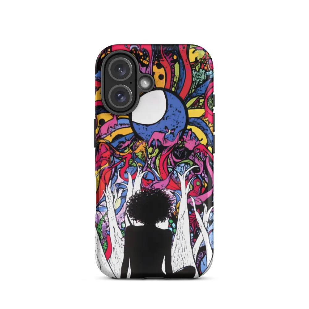 Contemplation in a Kaleidoscopic Realm | Phone Case