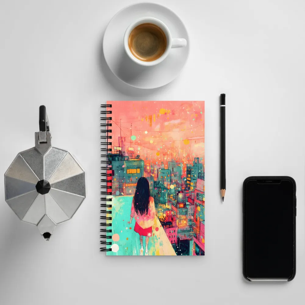 Serenity Above the City | Spiral Notebook