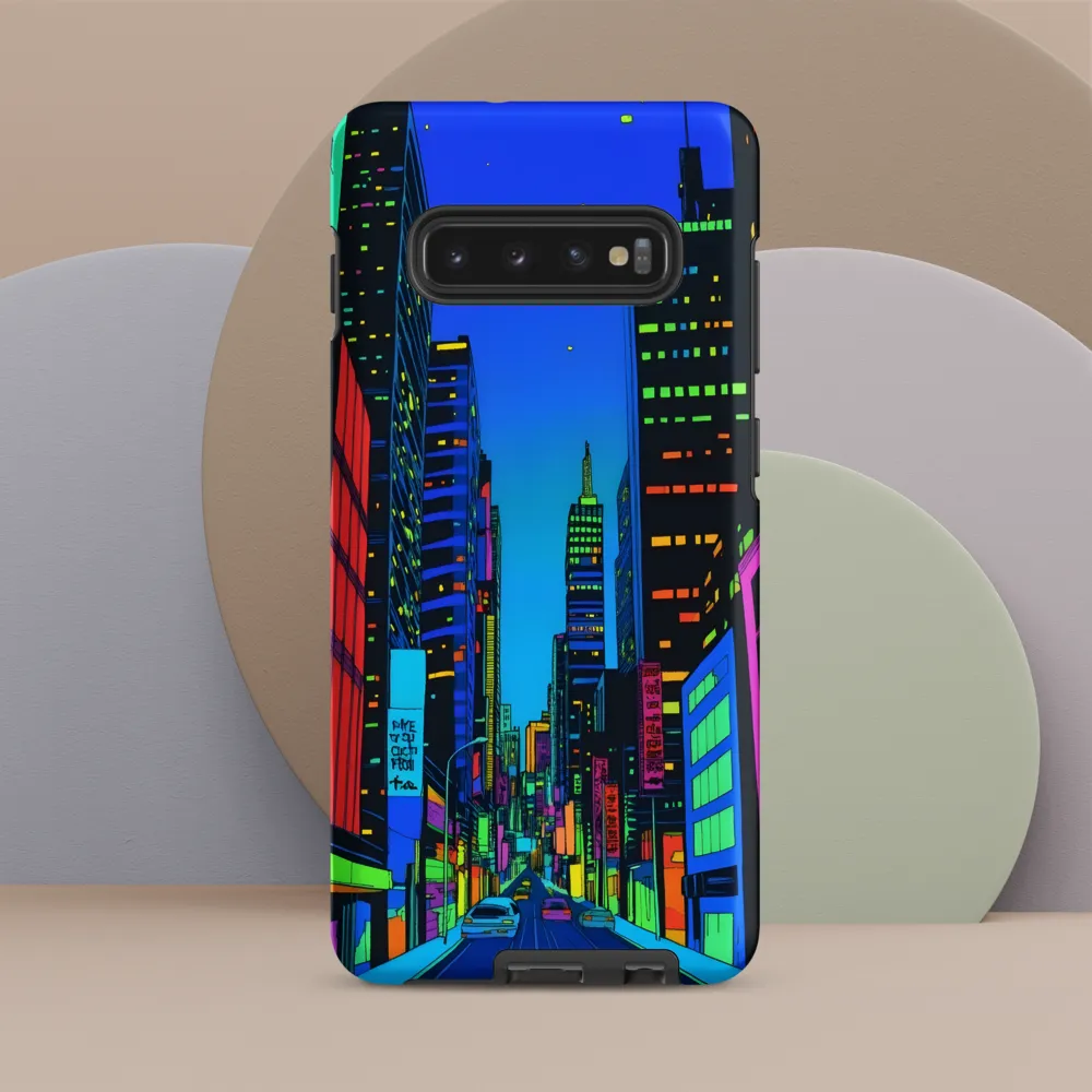 Neon Dreamscape: A Futuristic City at Dusk