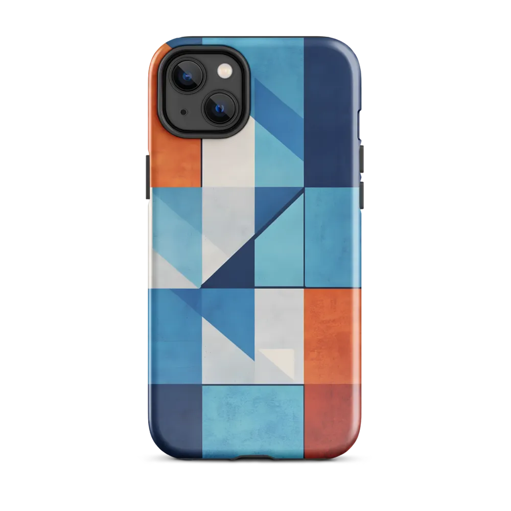 Geometric Harmony in Color | Phone Case |  14 Plus | Tough Case | Glossy