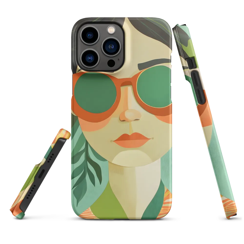 Bold Serenity: A Modern Portrait | Phone Case |  13 Pro Max | Snap Case | Matte