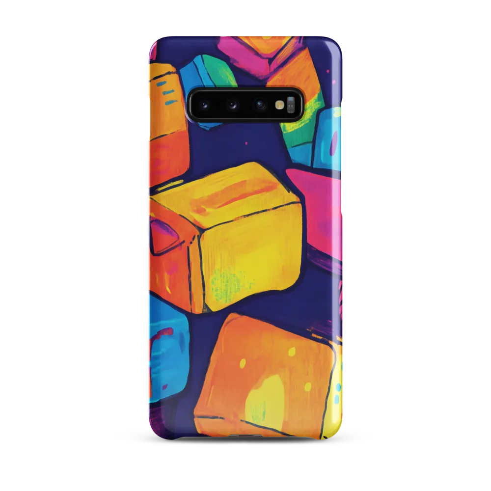 Vibrant Shapes of Joy | Phone Case |  S10 Plus | Snap Case | Glossy